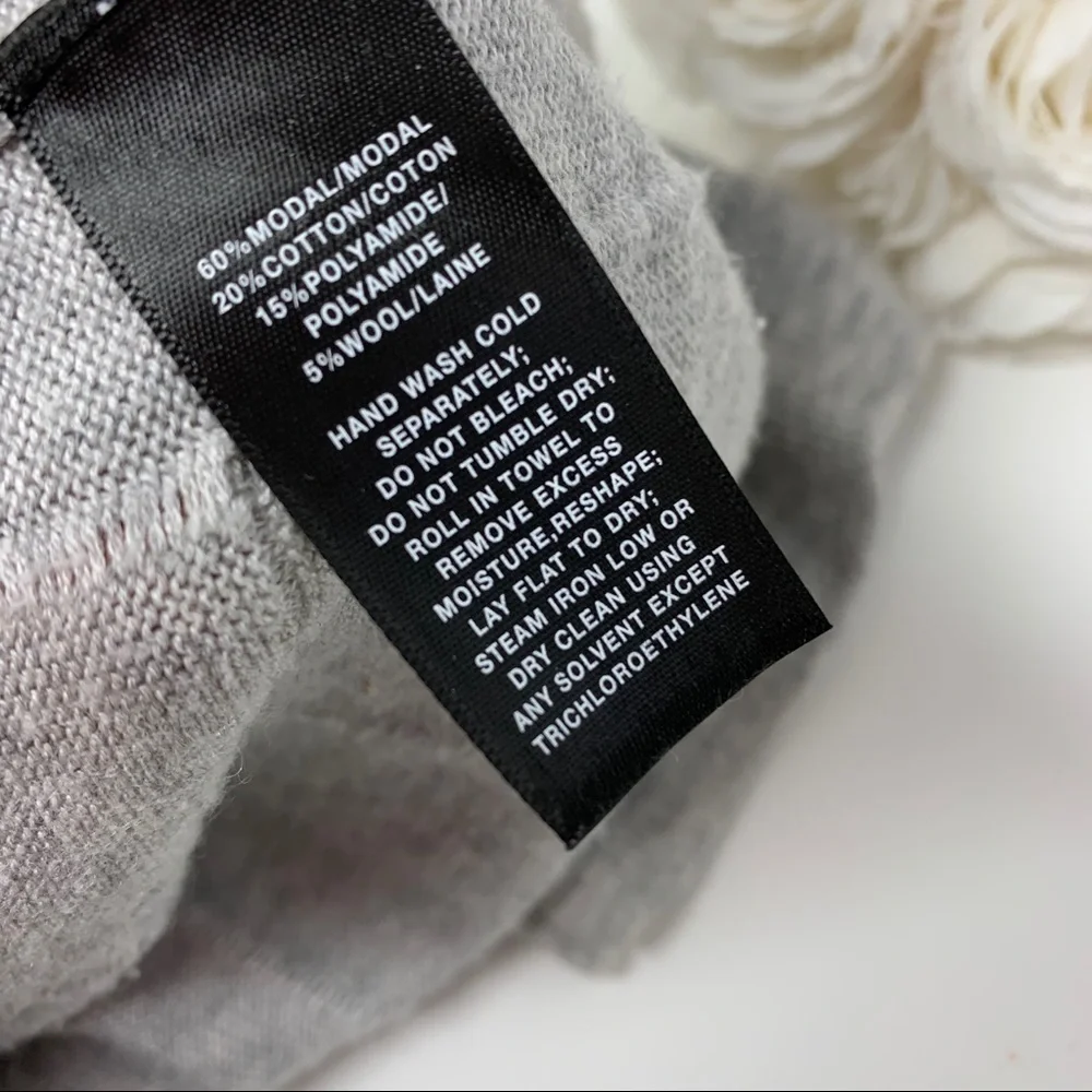 Lafayette 148 Gray Textured Sweater - Picture 6 of 8